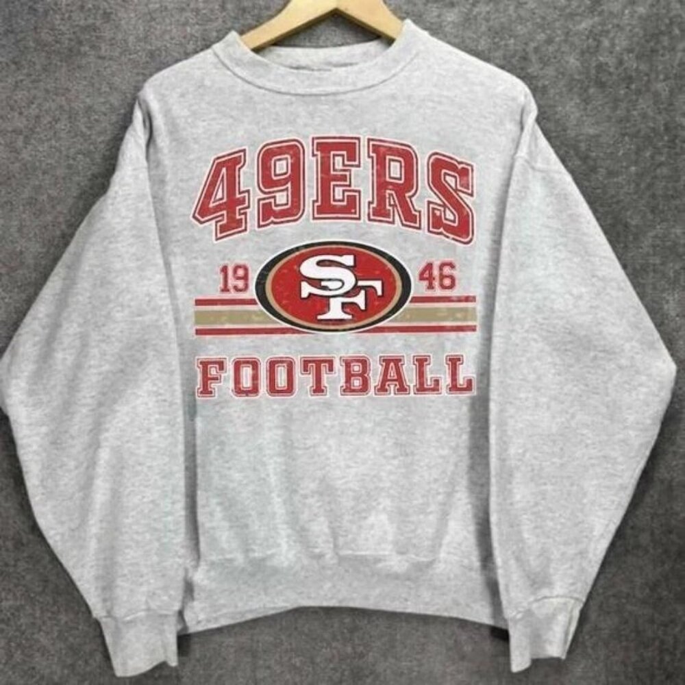49Ers Football San Francisco 49Ers Crewneck Sweatshirt Men Women